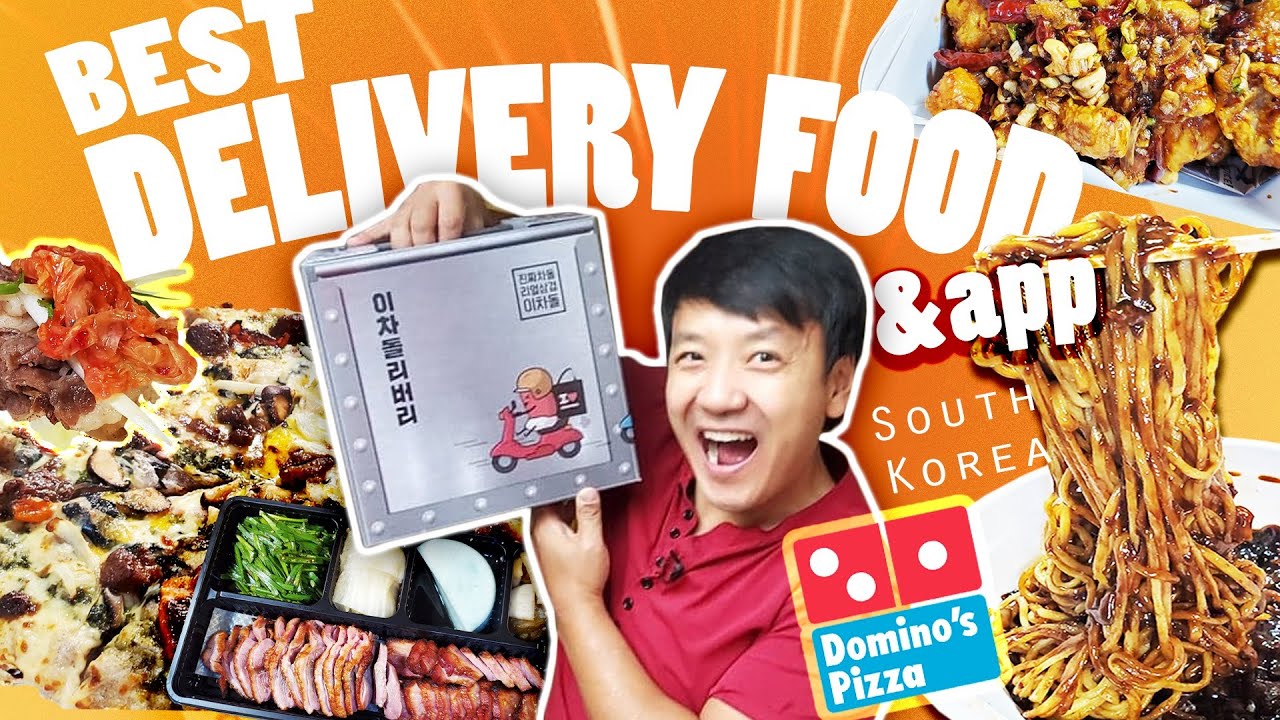 Trying BEST Korean DELIVERY FOOD | How to Use FOOD APPS & WORST Dominos Pizza in South Korea | Strictly Dumpling