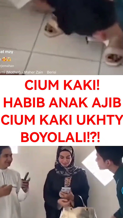 CIUM KAKI! HABIB ANAK AJIB CIUM KAKI UKHTY BOYOLALI!?! #polemiknasab #nasabhabaib #viralshorts