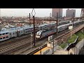 Amtrak, NJT, & PATH HD 60fps: Sunrise Trains Along The Northeast Corridor @ Harrison (8/17/18)