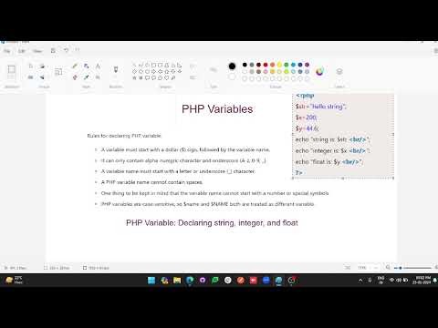 Understanding PHP Variables - PHP Programming Tutorial