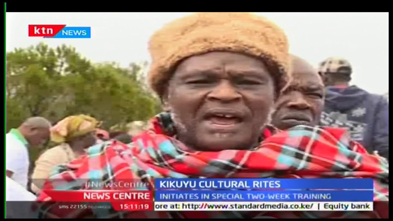 Kikuyu Cultural rite; 90 initiates take part in the circumcision ceremony