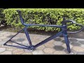 2024 New SLR9 Gen8 Ultralight Carbon Fiber Road Bike Frame Disc Brakes Di2 Internal Cables