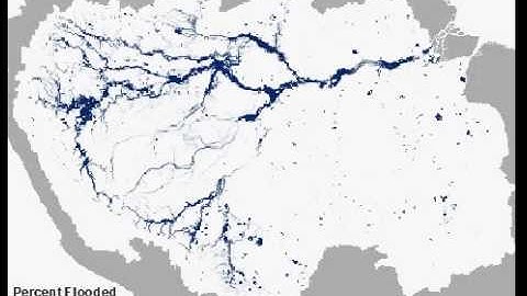 Simulated Amazon flood cycle
