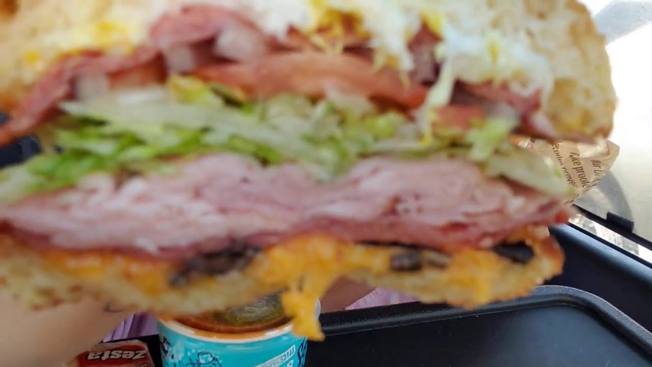 Mukbang 265..Carbang..Schlotzskys original deluxe sandwich & Tomato