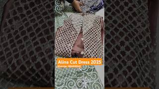 Alina Cut Dress Design For Eid Ramzan Look 2025 New Alina Cut Dress For Eid 2025