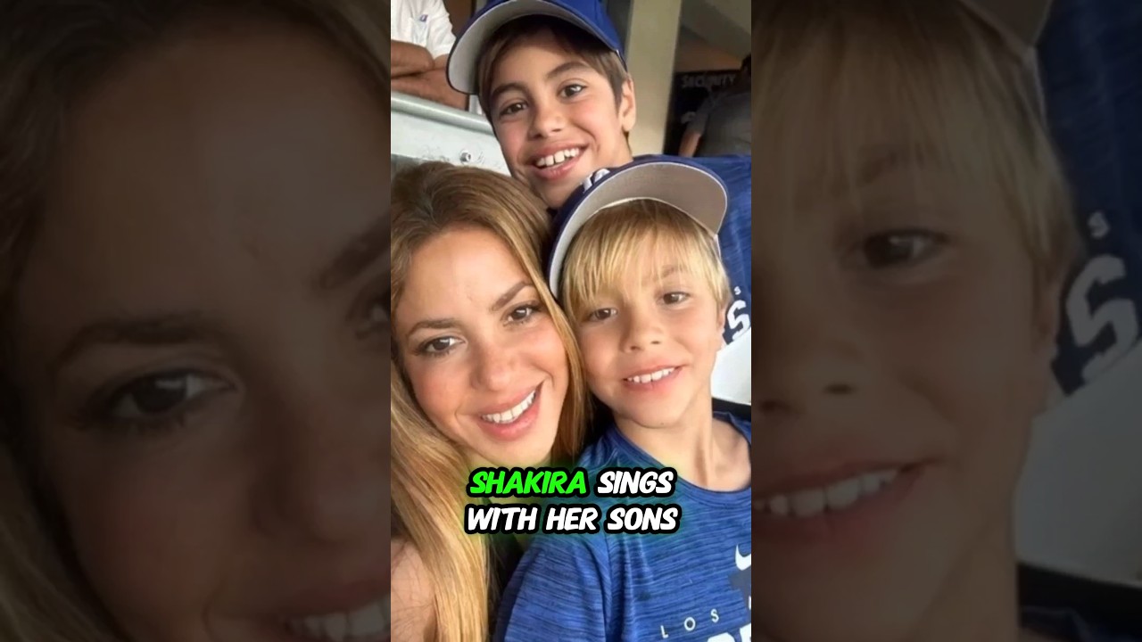 Shakira canta 'Acróstico' junto a sus hijos Milan y Sasha por primera vez en directo#shakira #sasha