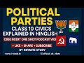 Political Parties Class 10 Civics Explained in Hinglish | CBSE NCERT One Shot Podcast Video 2025-26