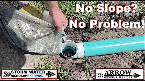 How To Drain A Yard With No Slope - Flooding Issue Solved