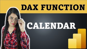 Power BI Dax function | Calendar dax function in power bi | Power BI Dax Tutorial for Beginners