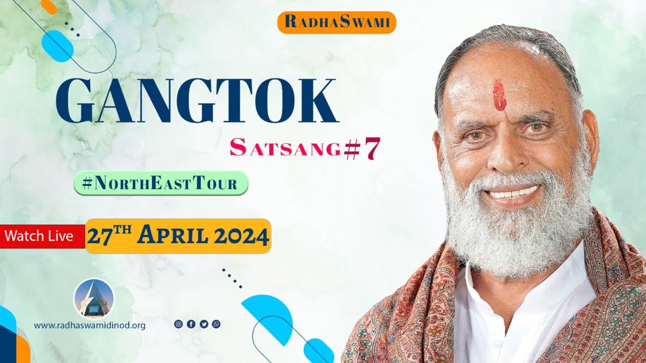 27 April 2024 Gangtok Satsang  7 North East Tour Radha Swami