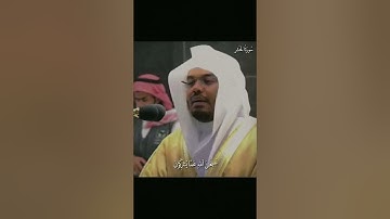 سورة الحشر ( هو الله الذي لا اله الا هو ) ياسر الدوسري 🤍