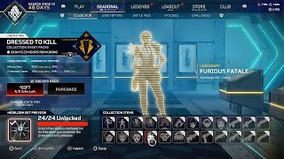 Horizon Heirloom All Animations And Skins Showcase! Dress To Kill Collection Event All Item Unlocked