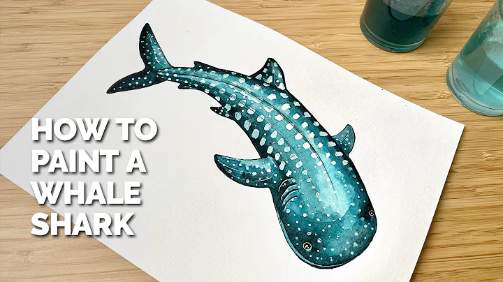 How I paint a Whale Shark