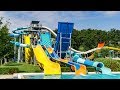 Amazing indoor  outdoor water park in srvr hungary all slides