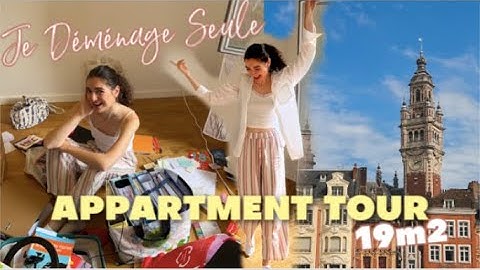 JE DÉMÉNAGE SEULE + APPARTMENT TOUR D’ÉTUDIANTE !