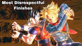 MOST Disrespectful Finishes In Dragon Ball Xenoverse 2! Hybrid Saiyan Themed