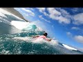 Raw pov getting destroyed by a huge second reef set at pipeline