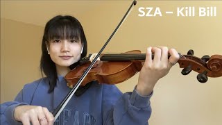 SZA – Kill Bill | Violin Cover with Notes Resimi
