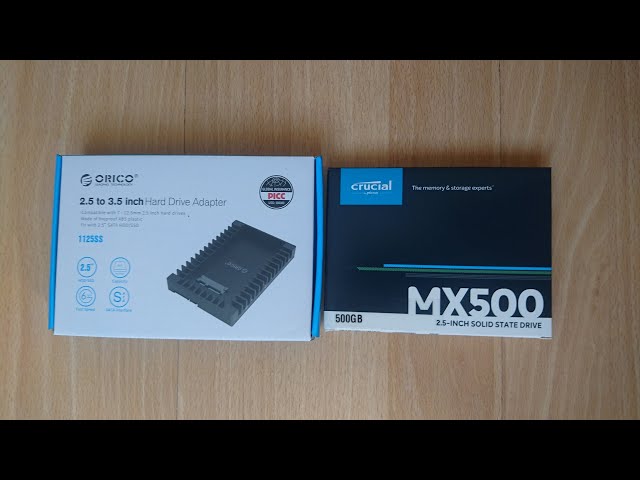 Crucial MX500 - Le SSD 2,5'' de référence. 