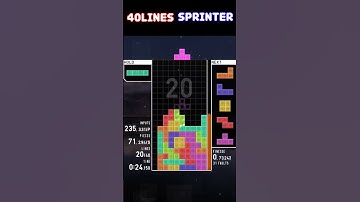 [TETR.IO] SS rank. Just a game of Tetris. 40Lines Sprinter. #291