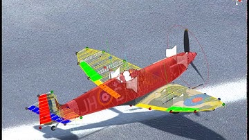 Silantro Unity3D Flight Simulator: Submarine Spitfire Flight Test