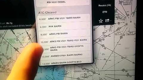 Foreflight - Adding previously cleared routes from ATC