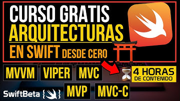 Curso ARQUITECTURAS en SWIFT (VIPER, MVVM, MVC, MVP y MVC-C) Video práctico para crear varias apps