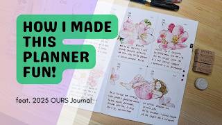 How I Turned This Dated Planner to a Creative Space!