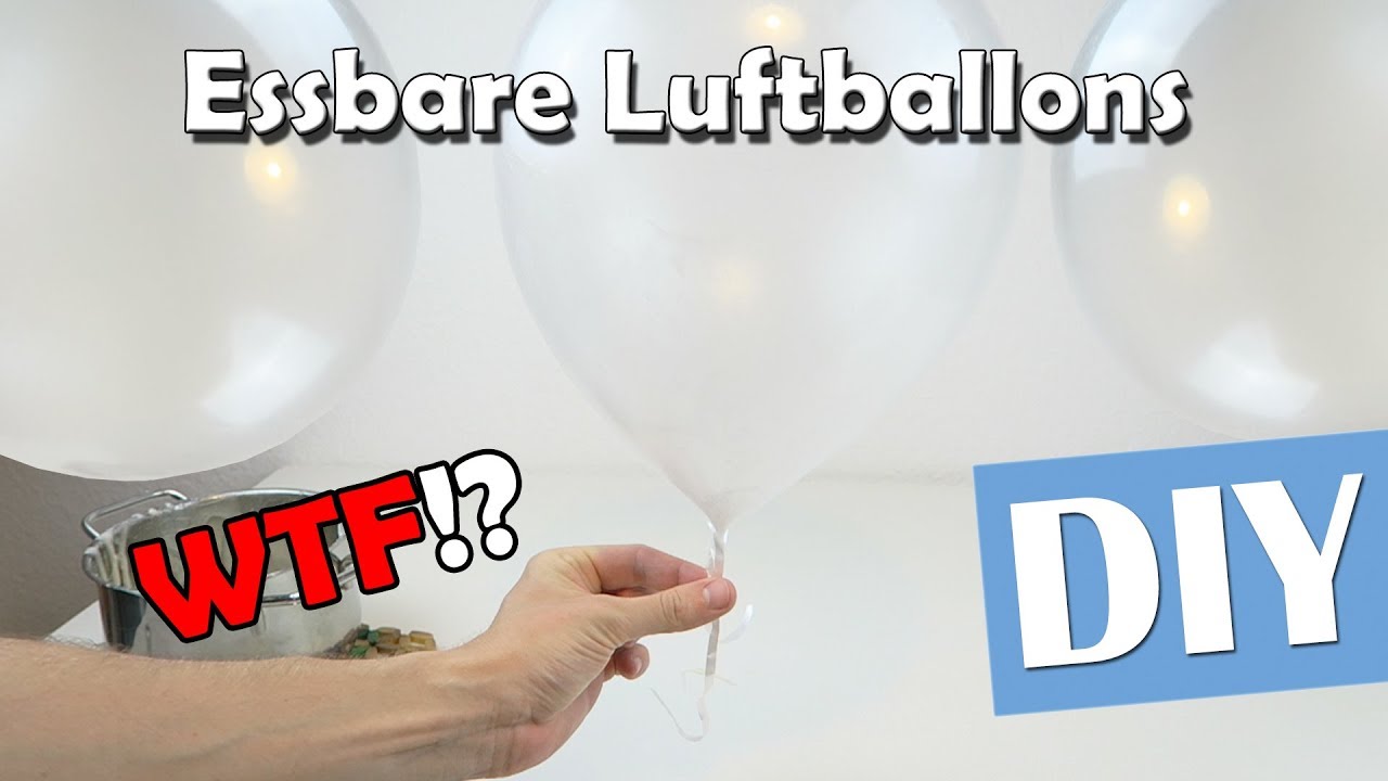 Edible Helium Balloons - DIY | Tutorial - YouTube
