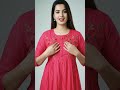 ₹414 में Stylish Pink Embroidered Kurti 😍 | Budget Fashion Haul #Shorts