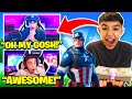 I Surprised My Brothers With The *NEW* Captain America Skin In Fortnite!