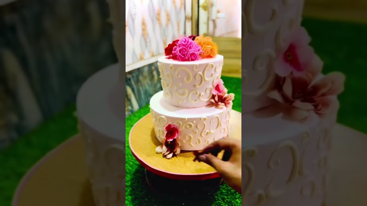 New2 step￼ cake and different decor designing new video ￼