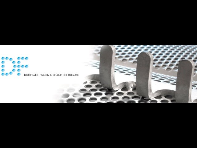 Dillinger Fabrik Gelochter Bleche Lochblech Produktion Df Group Dfgb Youtube