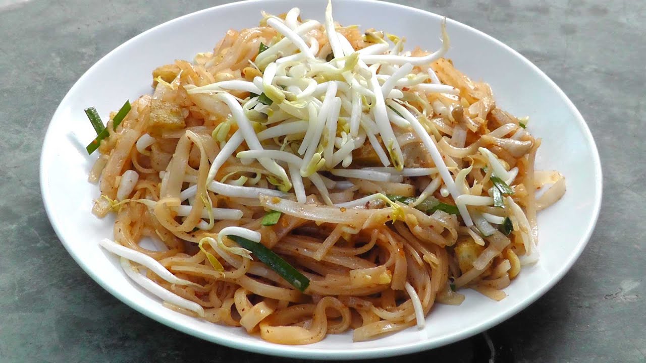 Vegan Vegetarian Thai Recipe: Pad Thai - YouTube