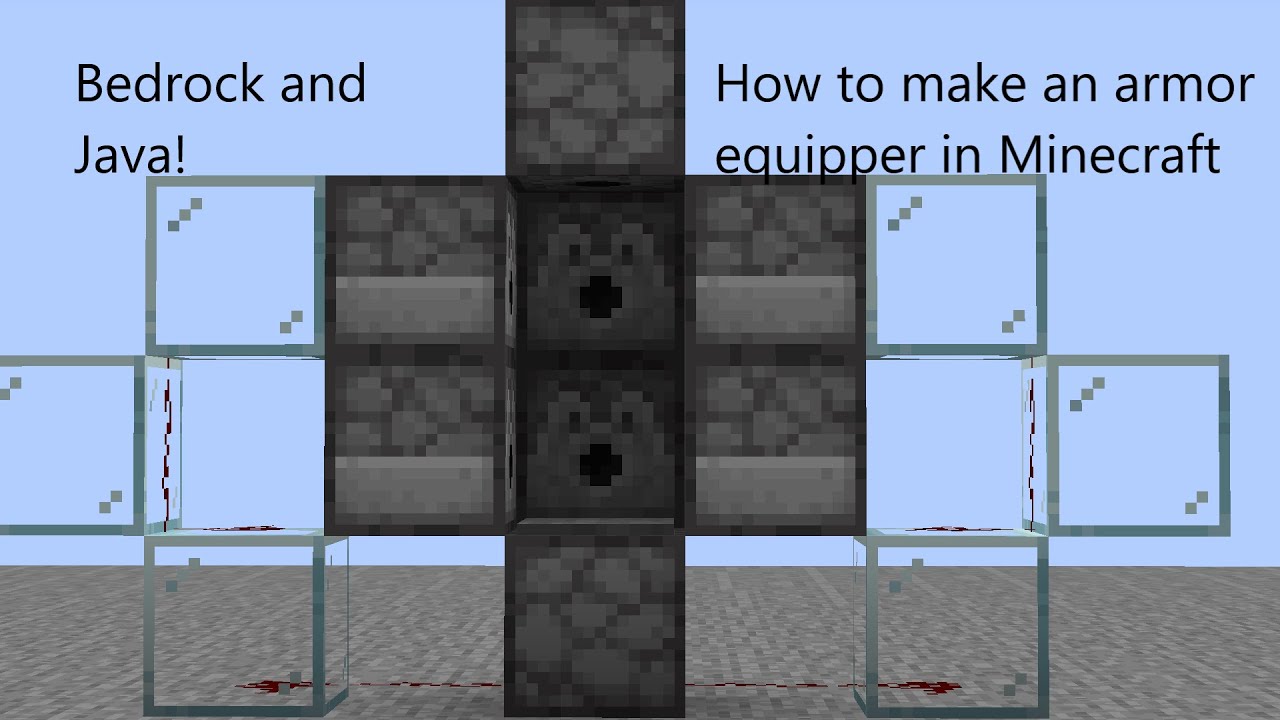 How to Make an Armor Equipper! (Minecraft) - YouTube