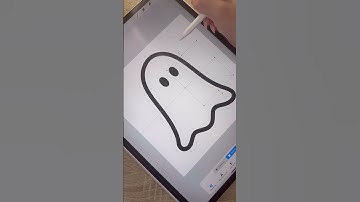 How to draw a cute little ghost👻🥹 #art #draw #drawing #digitalart #drawingtutorial