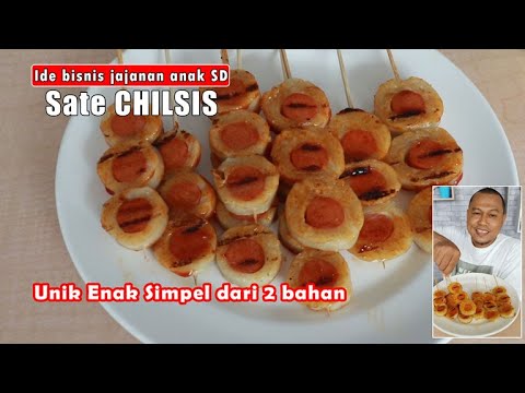 Sate chilsis jajanan anak sd kekinian enak unik simpel 