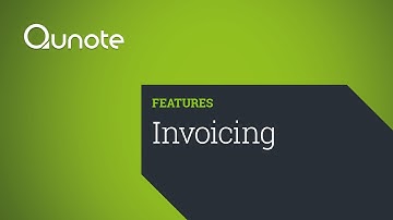 Qunote Features: Invoicing
