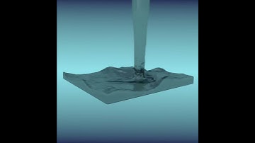 Water Pouring Simulation in Blender