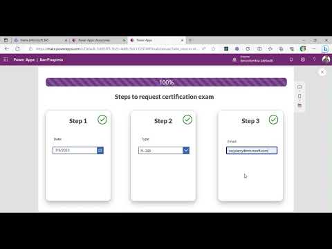 Purple Progress Bar - Component Power Apps