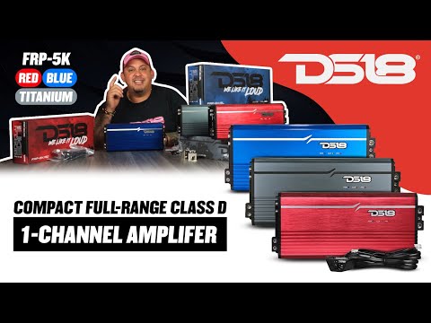 DS18 FRP-5K Compact Full-Range Class D 1-Channel Amplifier 5,000 Watts Rms @ 1-Ohm  @DS18Sound