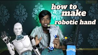 how to make robotic hand#robot #scinceexpriment #schoolproject #teluguexperiments #crazyxyz