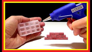 Molde de silicona para hacer ladrillos en miniatura miniature silicone How to make mini mold bricks