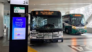 ⁴ᴷ⁶⁰ New Upsize! AC Transit 2017 New Flyer XD60 #2236 on Route W