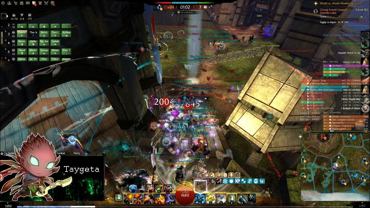 GW2 WvW Flamethrower Scrapper DPS Juggernaut YouTube