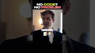 How to build an app with ZERO code. 💻 #shorts