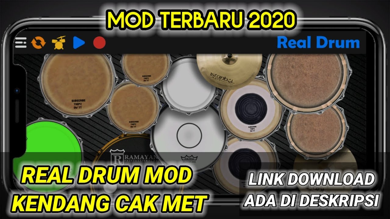 Link Kendang Real Drum Mod Kendang Cak Met New Pallapa Youtube