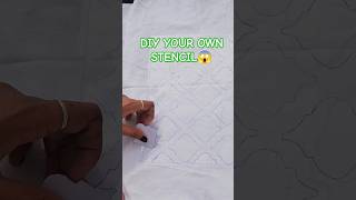 Make your own stencil for printing 😱✅ #stencil #trending #shorts #youtubeshorts #diy