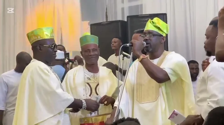PASUMA LIVE ON STAGE AT OBA ONIBA EKUN BEAUTIFUL DAUGHTERS WEDDING AT ICELANDCIVICCENTRE 