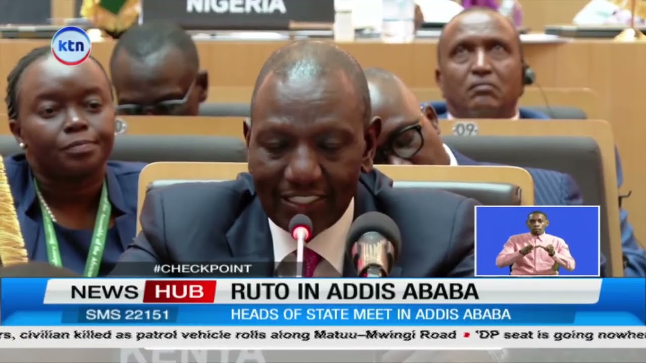 Ruto calls for stronger AU institutions at Addis Ababa summit